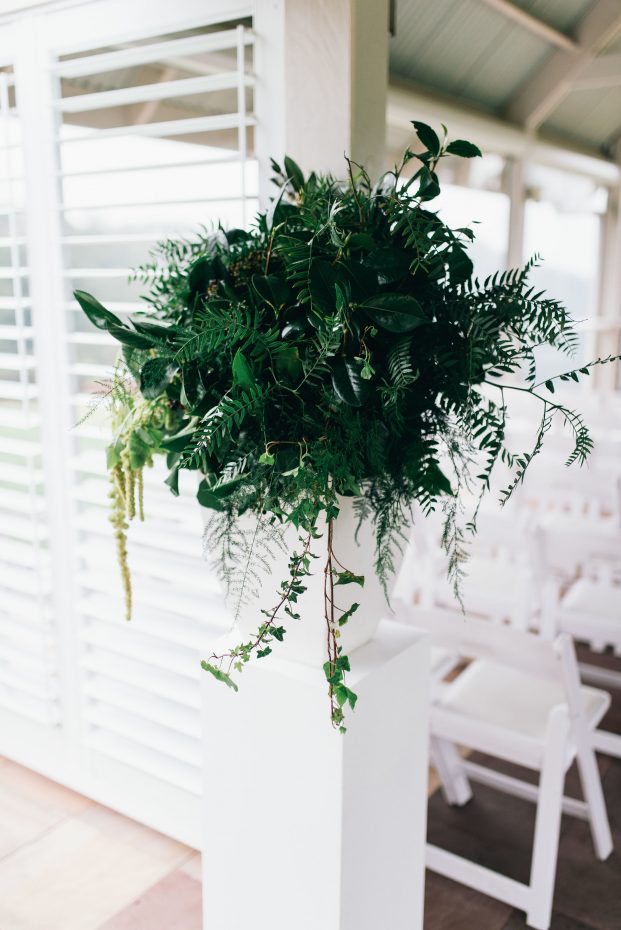 Modern chic wedding flowers Maleny Manor contemporary bouquets