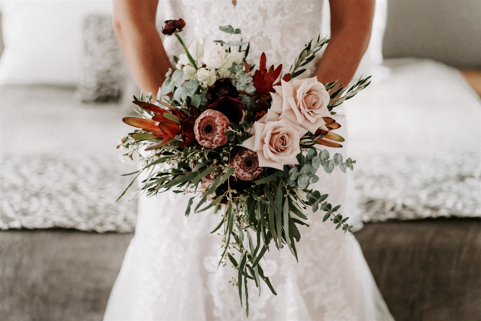 Native inspired bridal bouquet