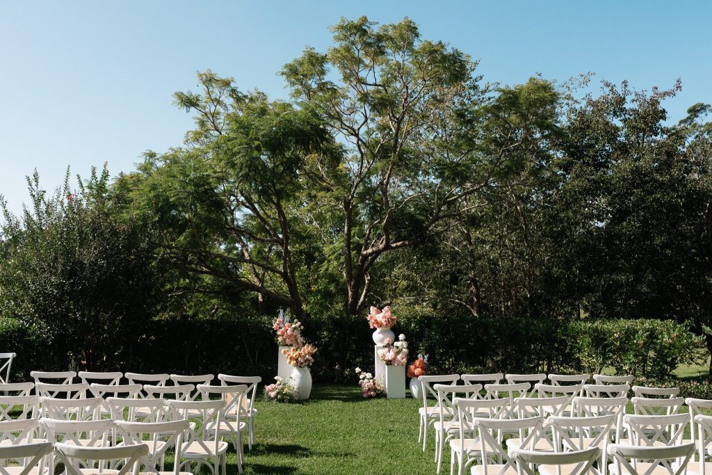 Pastel Wedding Blooms Spicers Clovelly Estate